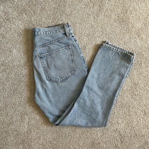 AGOLDE Riley High Rise Straight Crop in Renewal, Size 27